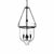 modern black iron glass cloche pendant light