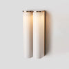 modern black iron glass slim led wall lamp