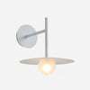 modern black iron glass wall lamp