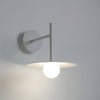 modern black iron glass wall lamp