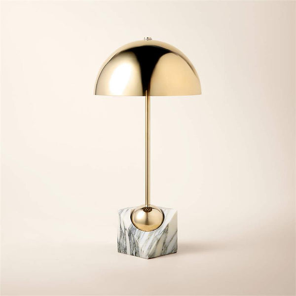 modern black marble table lamp