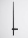 modern black metal acrylic linear rechargeable wall sconce