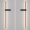 modern black metal acrylic linear rechargeable wall sconce
