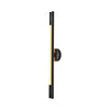 modern black metal silicone rod wall light