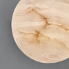modern brass alabaster flush mount ceiling light 6