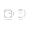 modern brass alabaster flush mount ceiling light 6