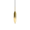 modern brass alabaster orb pendant light