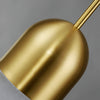 modern brass alabaster orb pendant light