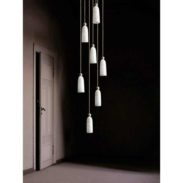 modern brass alabaster pendant lamp 3