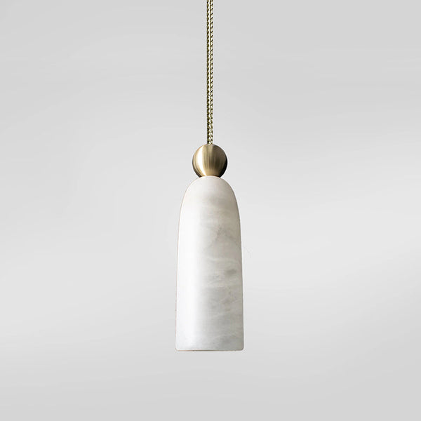modern brass alabaster pendant lamp 3