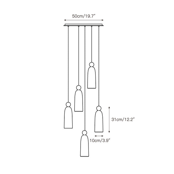 modern brass alabaster pendant lamp 3