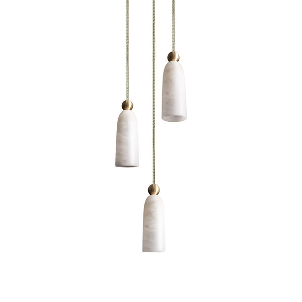 modern brass alabaster pendant lamp 3