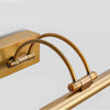 modern brass aluminum rotatable led vanity wall light