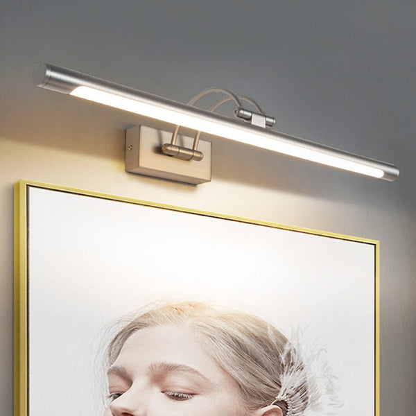 modern brass aluminum rotatable led vanity wall light