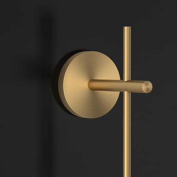 modern brass glass globe plug in wall lamp