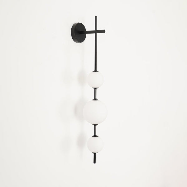 modern brass glass globe plug in wall lamp