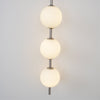 modern brass glass globe plug in wall lamp