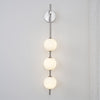 modern brass glass globe plug in wall lamp