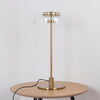 modern brass glass led table lamp