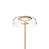 modern brass glass led table lamp