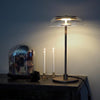 modern brass glass led table lamp