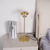 modern brass glass led table lamp
