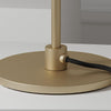 modern brass glass led table lamp
