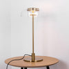 modern brass glass led table lamp