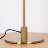 modern brass glass led table lamp