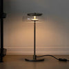 modern brass glass led table lamp