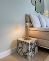modern brass glass led table lamp