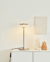 modern brass glass led table lamp