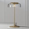 modern brass glass led table lamp