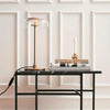 modern brass glass led table lamp