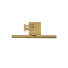 modern brass iron pc led wall lamp