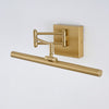 modern brass iron pc led wall lamp