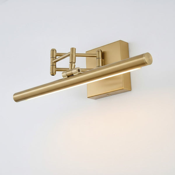 modern brass iron pc led wall lamp