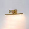 modern brass iron pc led wall lamp
