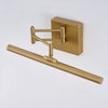 modern brass iron pc led wall lamp