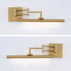 modern brass iron pc led wall lamp