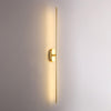 modern brass iron stick plug in wall sconce