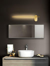 modern brass iron stick plug in wall sconce