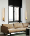 modern brass iron stick plug in wall sconce