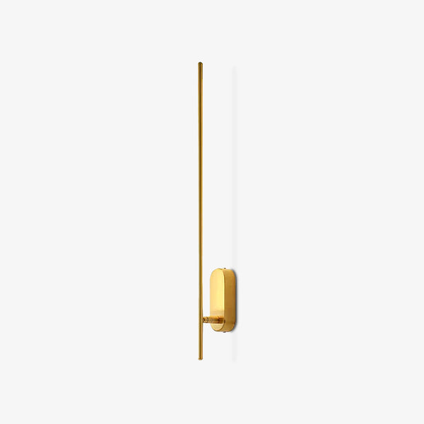 modern brass iron stick plug in wall sconce