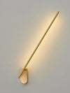 modern brass iron stick plug in wall sconce