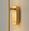 modern brass iron stick plug in wall sconce