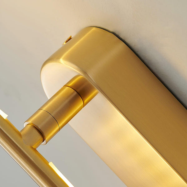 modern brass iron stick plug in wall sconce
