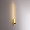 modern brass iron stick plug in wall sconce
