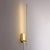 modern brass iron stick plug in wall sconce