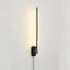 modern brass iron stick plug in wall sconce